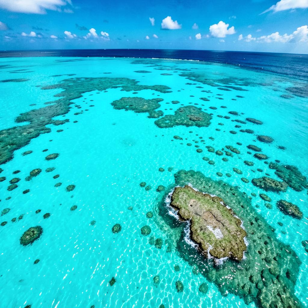 Reef Break — aerial drone photograph